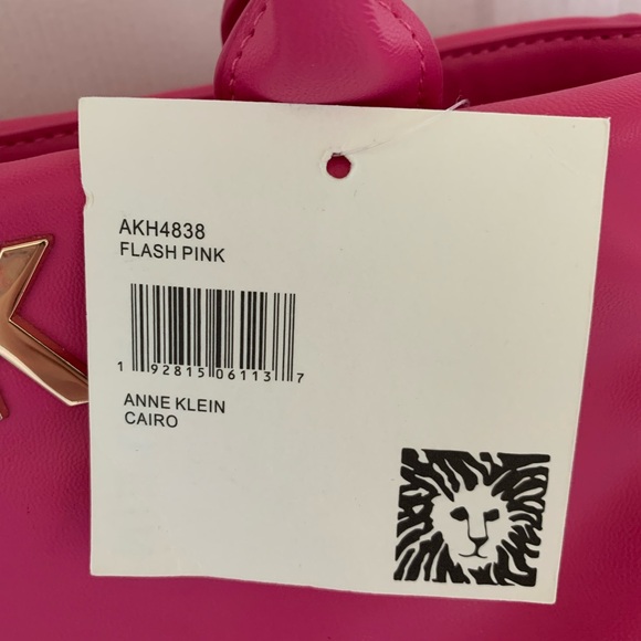 🩷Anne Klein Pink Satchel Purse Crossbody🩷 - Picture 13 of 14